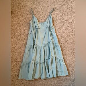 SHEIN Light Blue Mini Dress